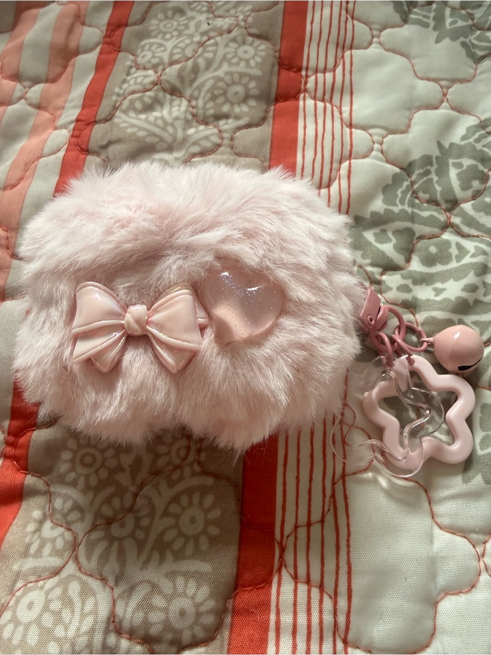 Heart & Bow Plush AirPods Case AirPods PRO